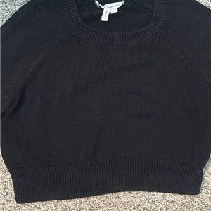 BCBGeneration Classic Black Crew Neck Sweater